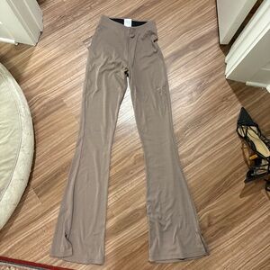 Nike Taupe Flare Pants
